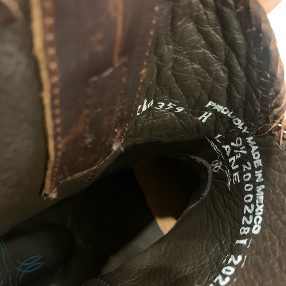 NWT Lane Plain Jane Cowboy Boots - Picture 6 of 7